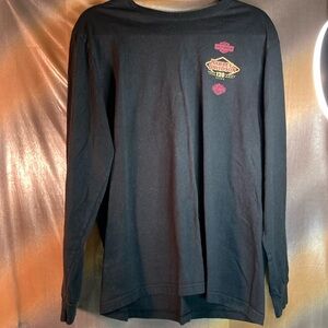 black Harley davidson Jet City Seattle 120 Anniversary tshirt long sleeve L. 351